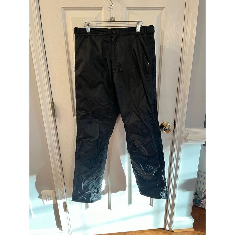 Fieldsheer Black Insulated Leg Zip Motorcycle Pants sz 32 EUC